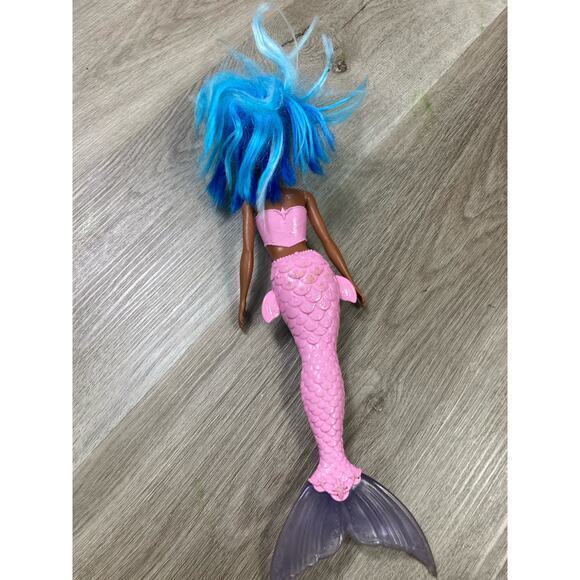 Barbie Dreamtopia Mermaid Doll 12" Blue Hair Pink & Blue‎ Tail Toy - Picture 8 of 10
